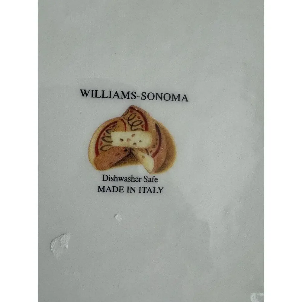 Williams Sonoma Fromage  Made in Italy Cheese Serving Plate Tray